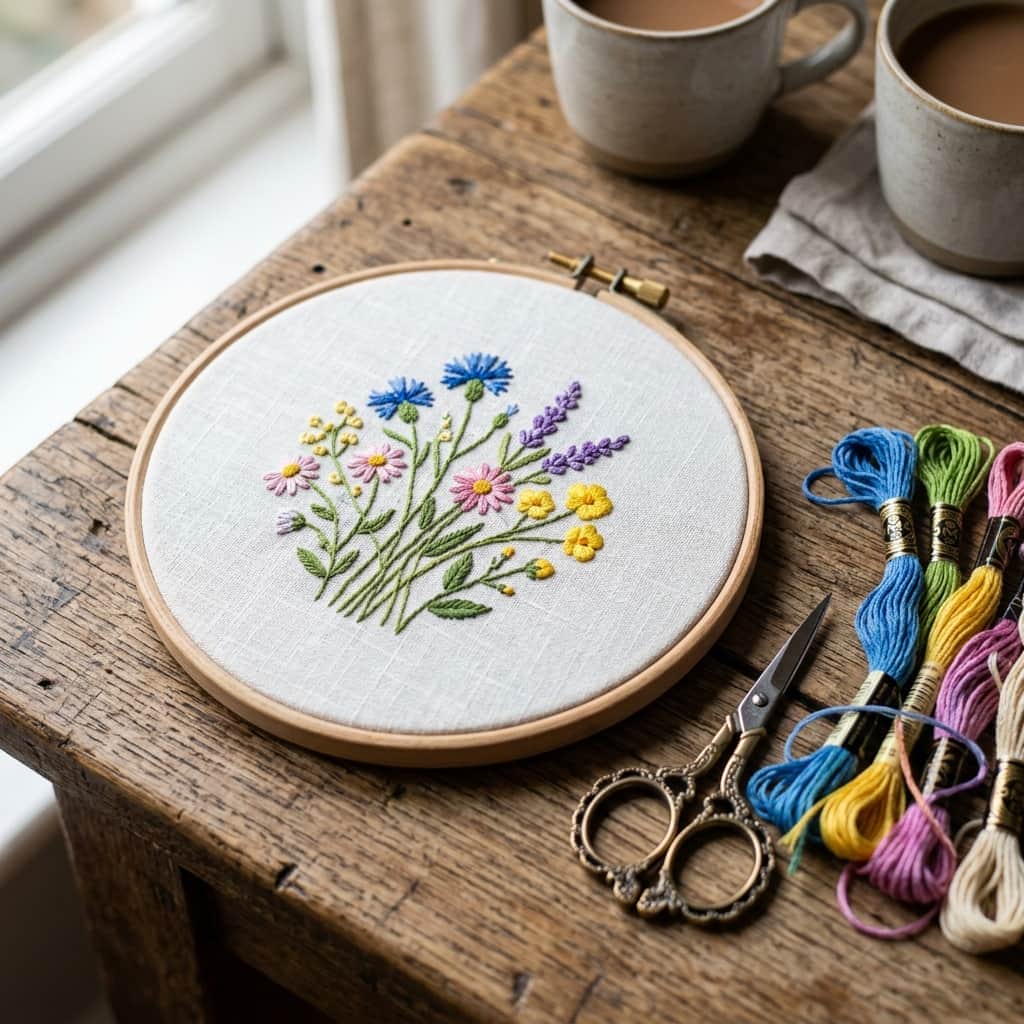 The Beginner's Guide to Prompting Beautiful Garden & Floral Designs for Embroidery